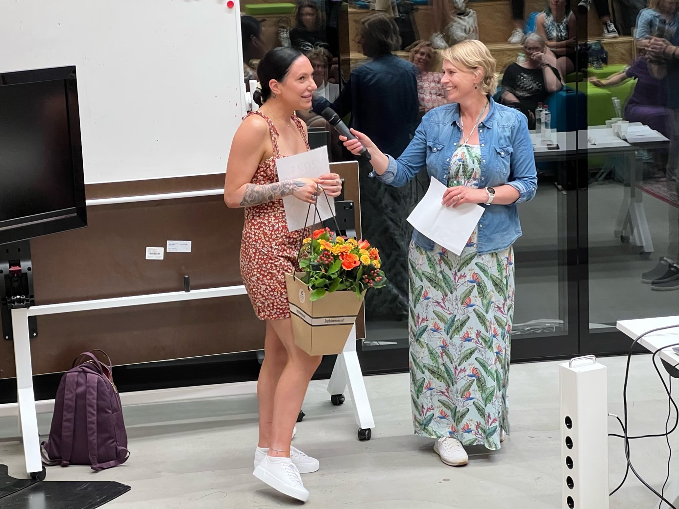 Lotte Klaver won de tweedejaarsprijs